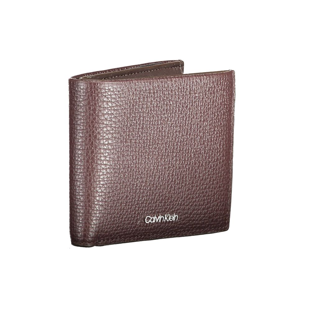 Calvin Klein Brown Leather Wallet Calvin Klein