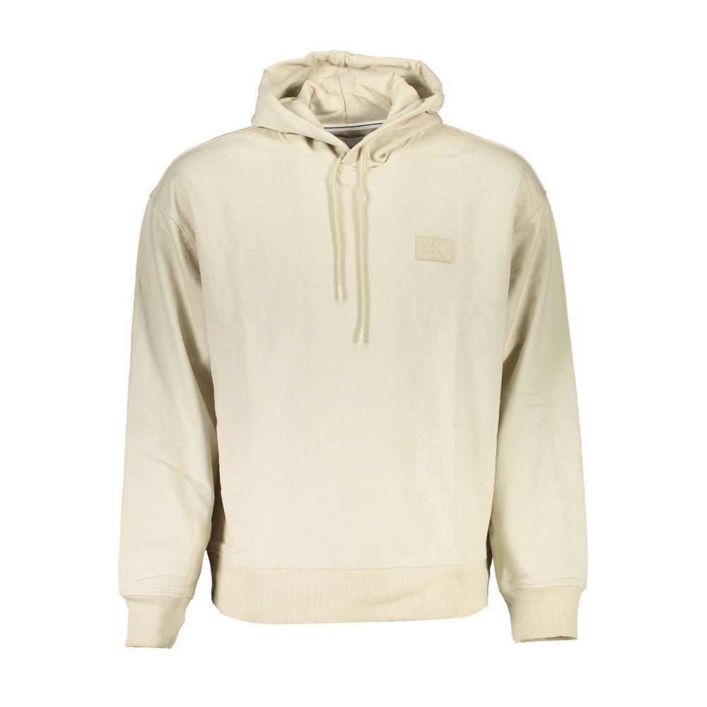 Calvin Klein Beige Cotton Men Sweater Calvin Klein
