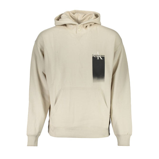 Calvin Klein Beige Cotton Men Sweater Calvin Klein
