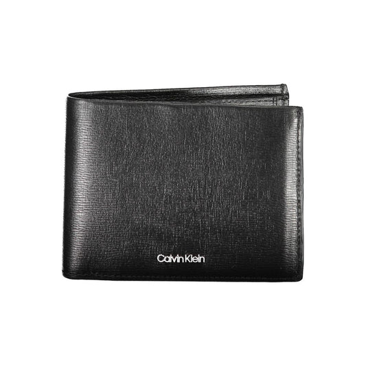 Calvin Klein Black Leather Wallet Calvin Klein