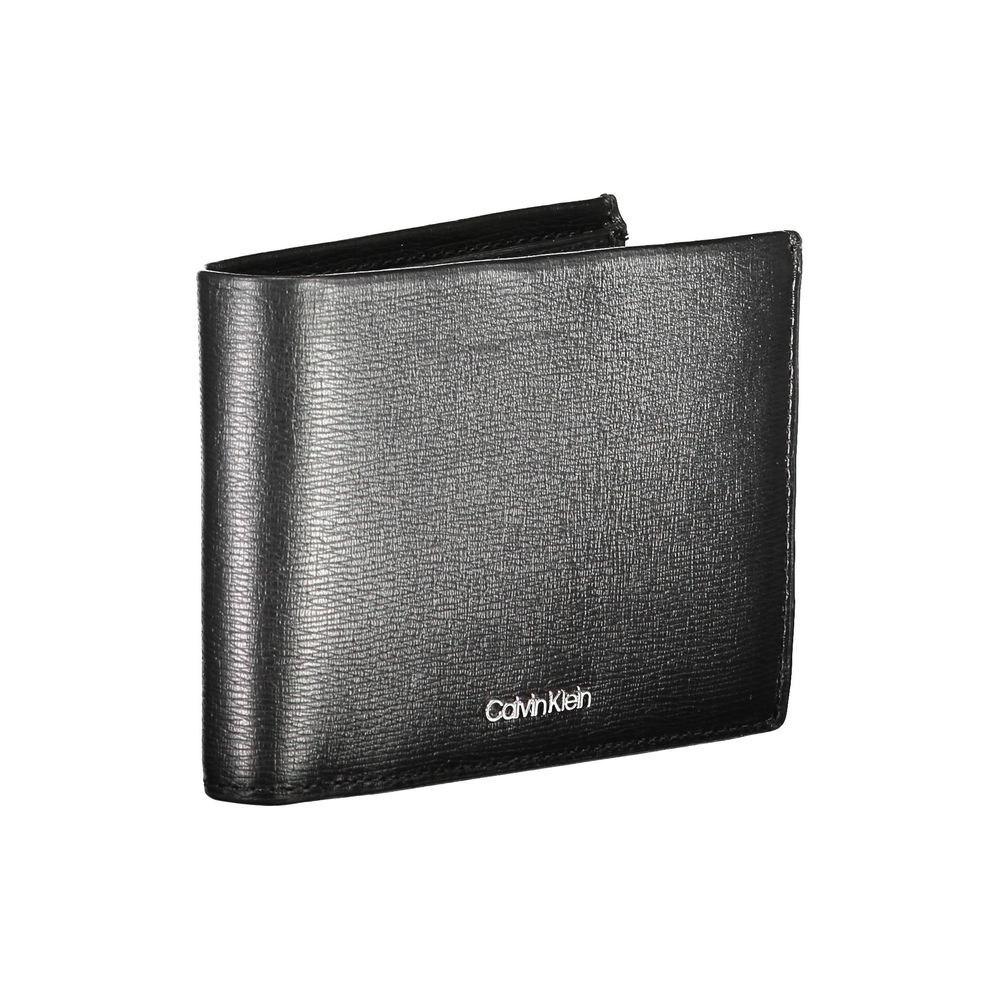 Calvin Klein Black Leather Wallet Calvin Klein