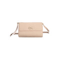 Calvin Klein Rosa polyurethane women’s handbag with sleek design and top handle, featuring a minimalist style and neutral color.
