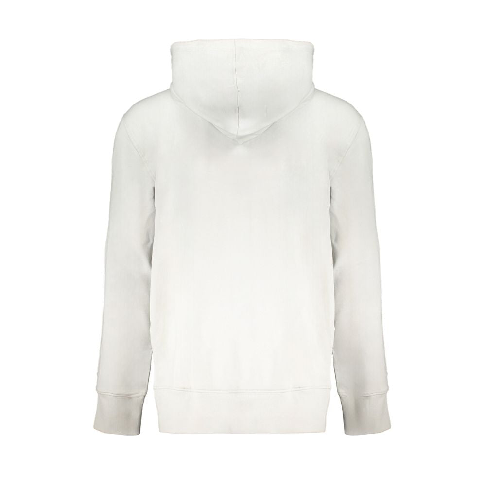 Calvin Klein Grigio cotton men's sweatshirt with round neckline and long sleeves, casual style for everyday wear.