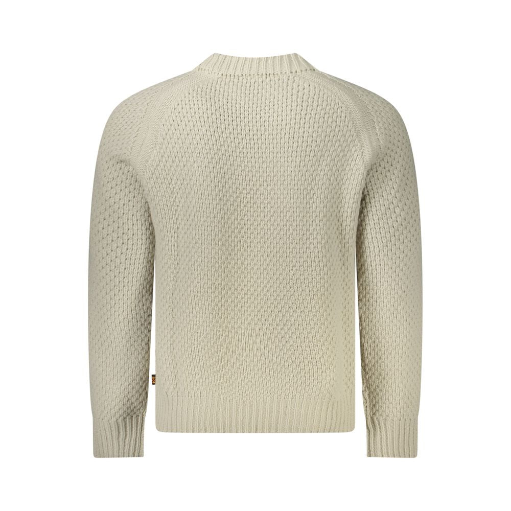 Hugo Boss Beige Wool Sweater Hugo Boss