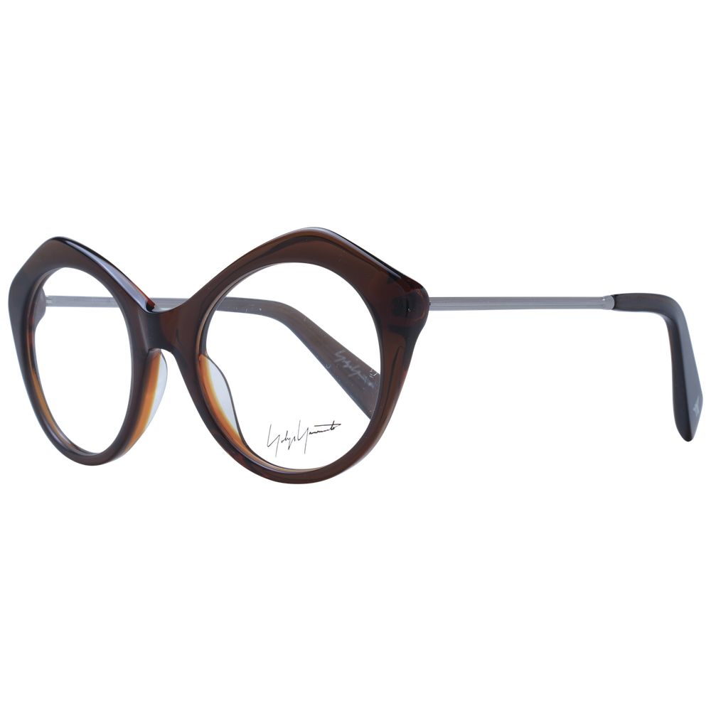 Yohji Yamamoto Brown Acetate Glasses Frames