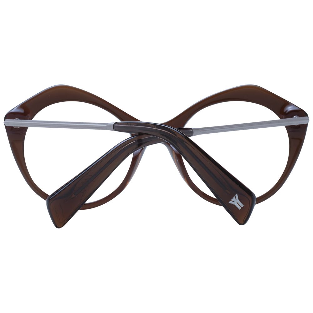 Yohji Yamamoto Brown Acetate Glasses Frames