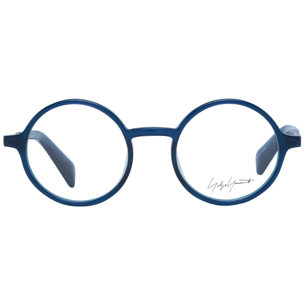 Yohji Yamamoto Blue Acetate Glasses Frames Yohji Yamamoto