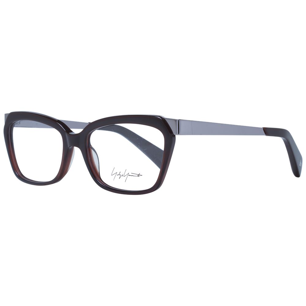 Yohji Yamamoto Brown Unisex Glasses Frame