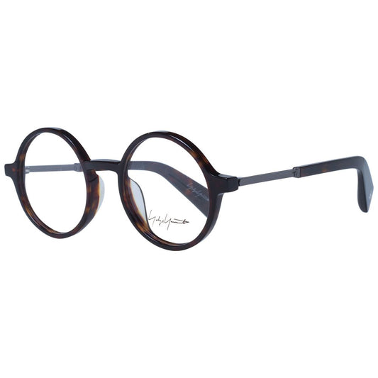 Yohji Yamamoto Brown Unisex Glasses Frame