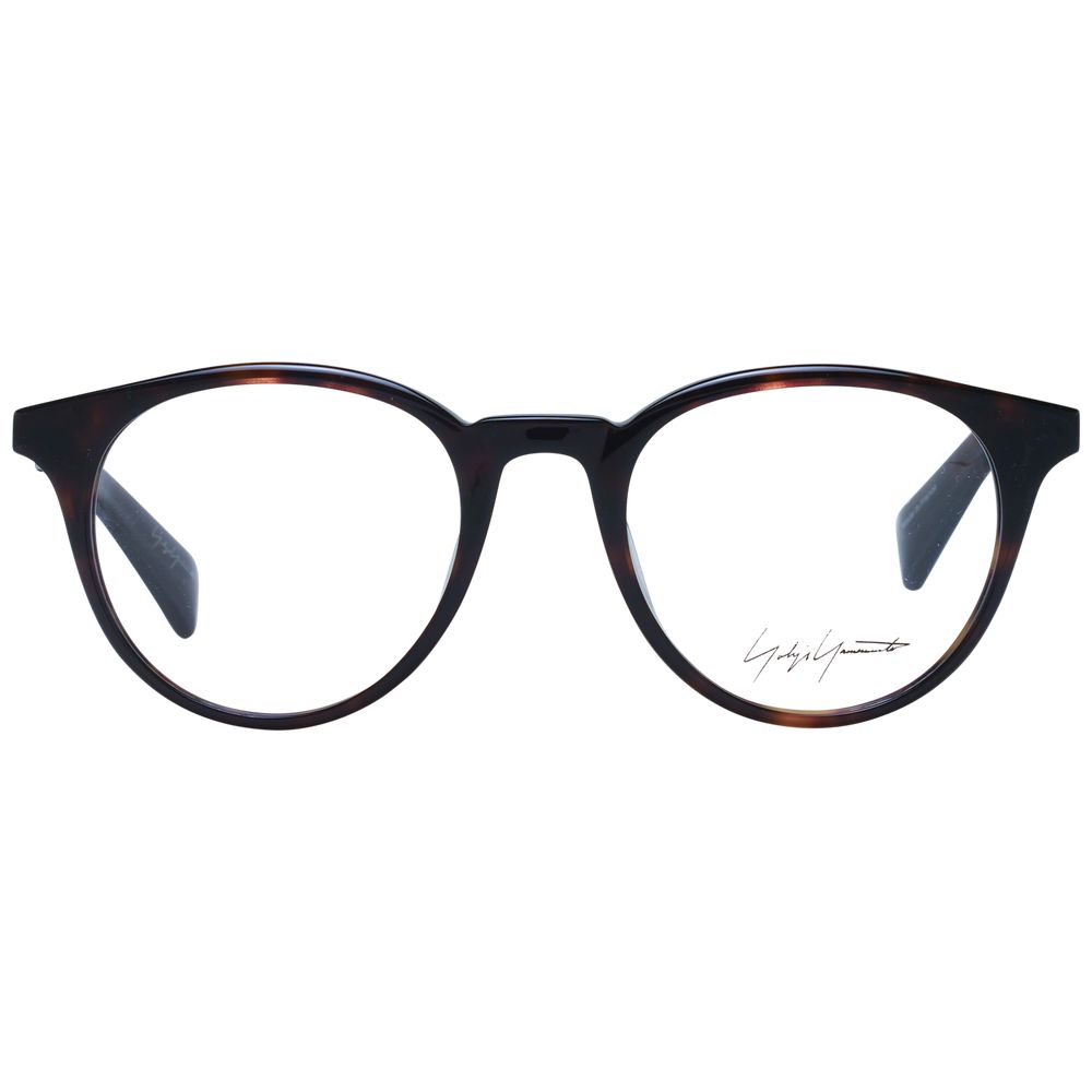 Yohji Yamamoto Brown Unisex Glasses Frame