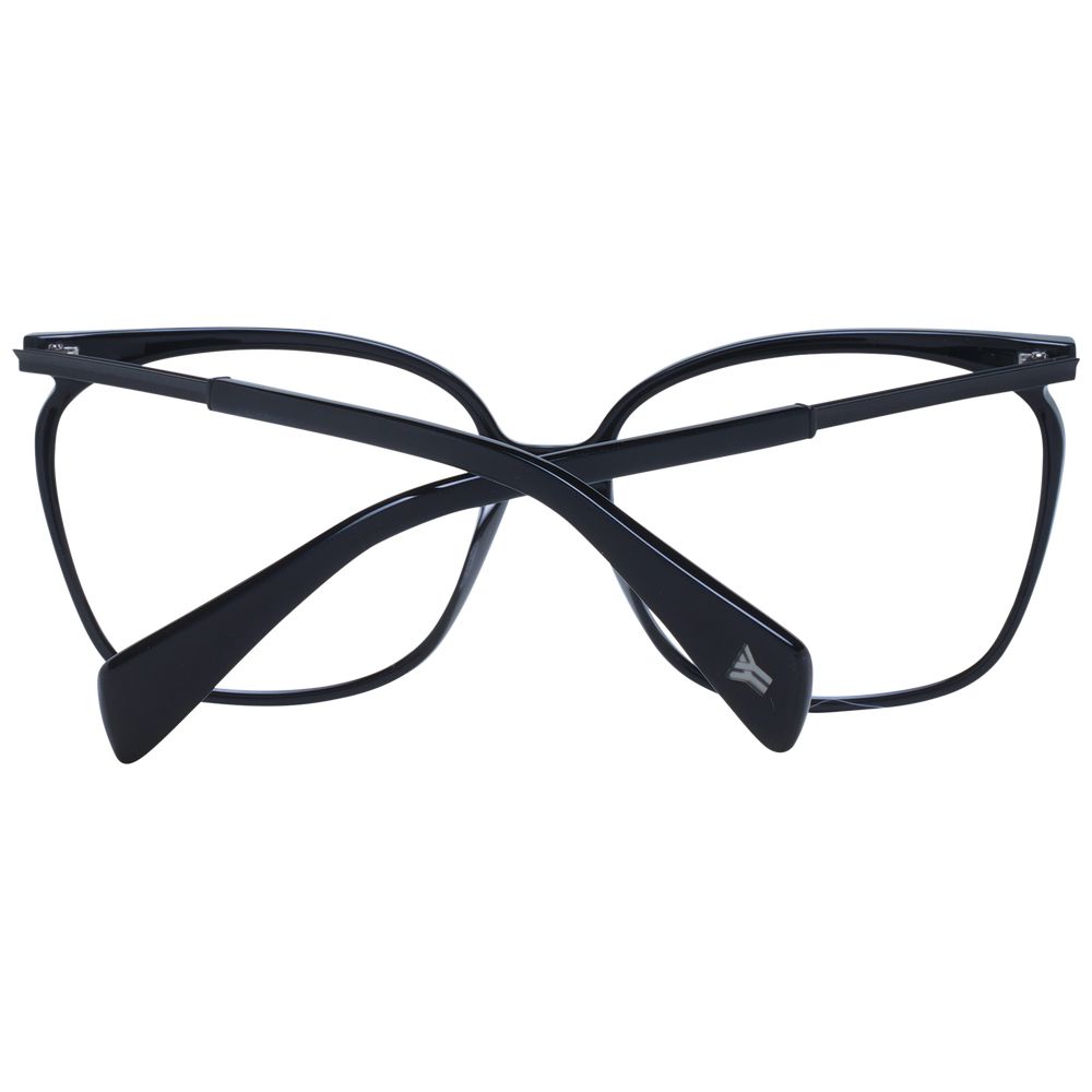Yohji Yamamoto Black Acetate Glasses Frames