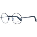 Yohji Yamamoto gray Monel glasses frames with sleek, modern design and clear lenses, showcasing contemporary eyewear style.