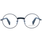 Yohji Yamamoto gray Monel glasses frames with a sleek, modern design and clear lenses, stylishly displayed against a neutral background.