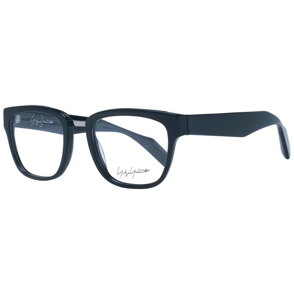 Yohji Yamamoto Black Unisex Glasses Frame