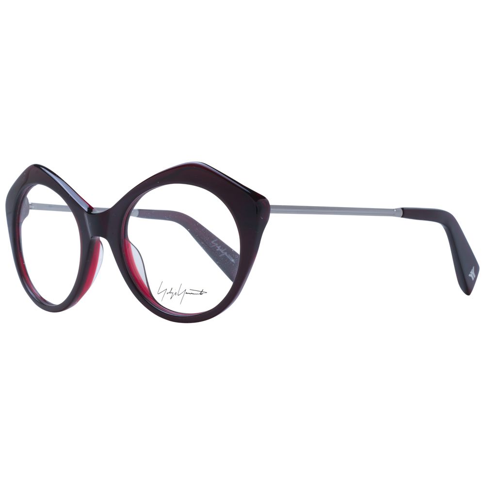 Yohji Yamamoto Burgundy Acetate Glasses Frames