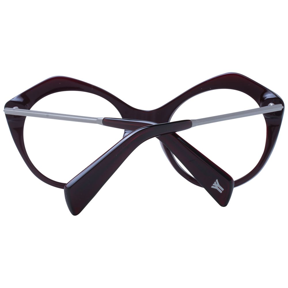 Yohji Yamamoto Burgundy Acetate Glasses Frames