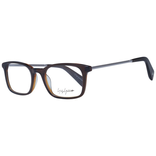 Yohji Yamamoto Brown Unisex Glasses Frame