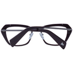 Yohji Yamamoto Burgundy Metal & Plastic Glasses Frames