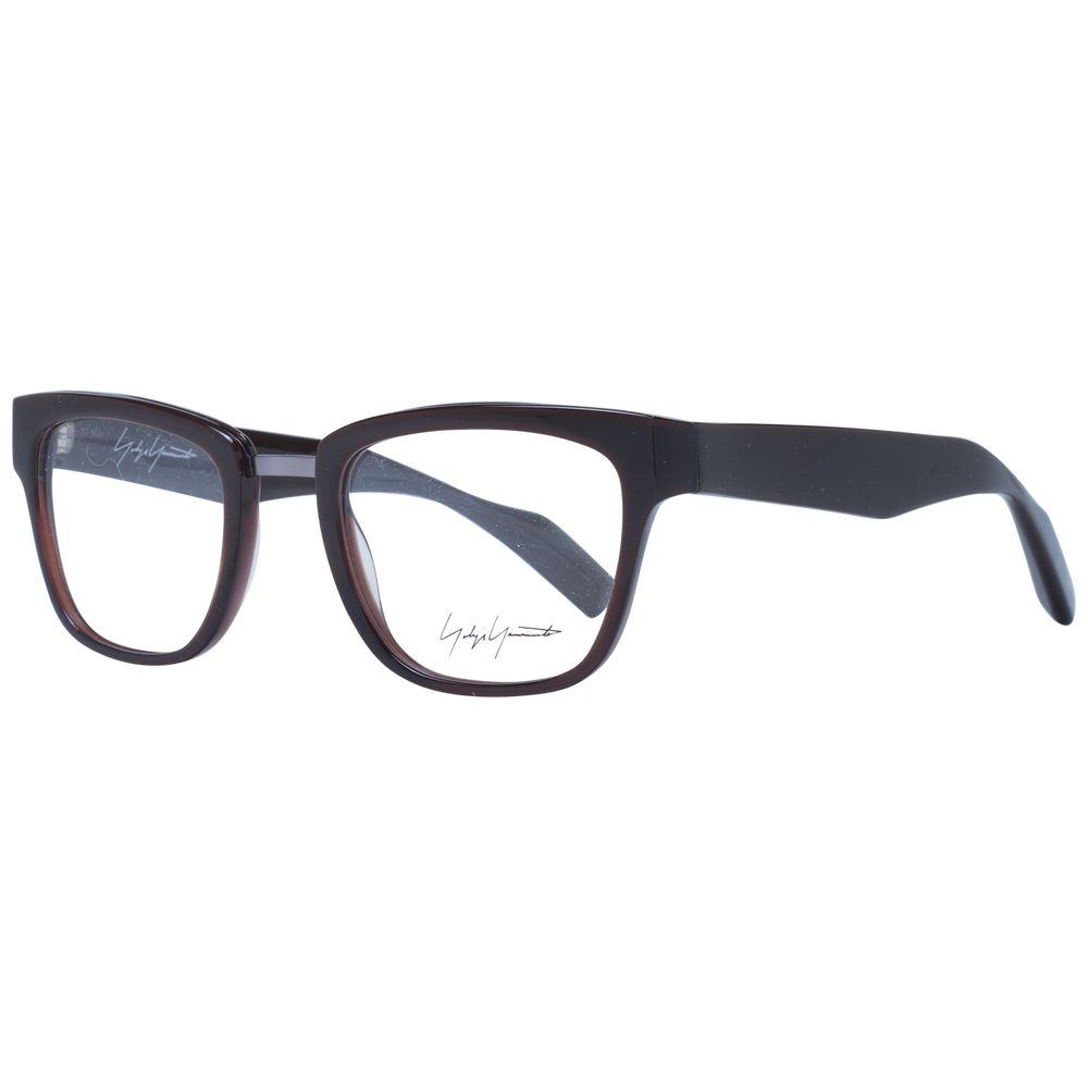 Yohji Yamamoto Brown Unisex Glasses Frame