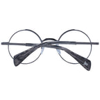 Yohji Yamamoto gray metal glasses frames with sleek, modern design and clear lenses, stylish eyewear for contemporary fashion.