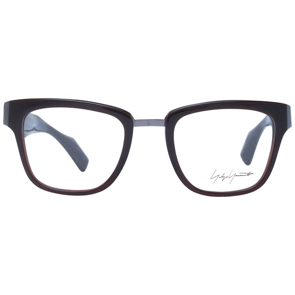 Yohji Yamamoto Brown Unisex Glasses Frame
