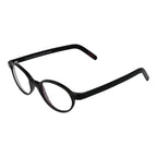 Andy Wolf black acetate glasses frames with sleek, modern design, showcasing the stylish eyewear on a plain background.