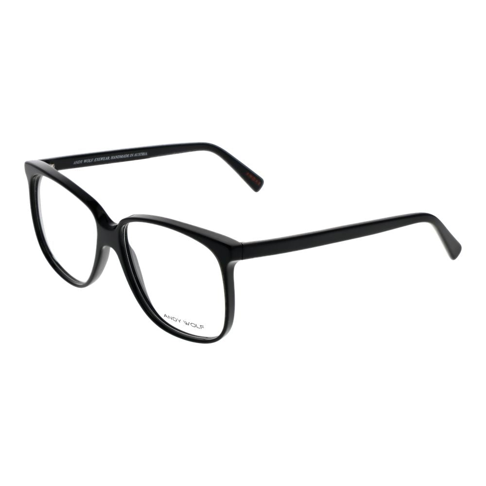 Andy Wolf Black Unisex Glasses Frame