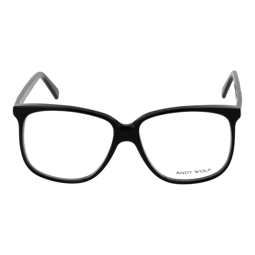 Andy Wolf Black Unisex Glasses Frame
