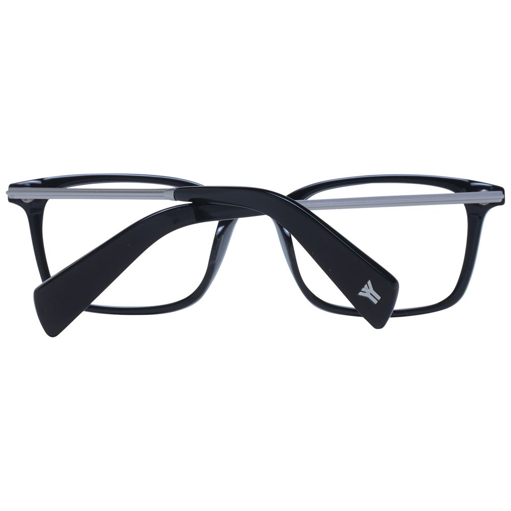 Yohji Yamamoto Black Unisex Glasses Frame