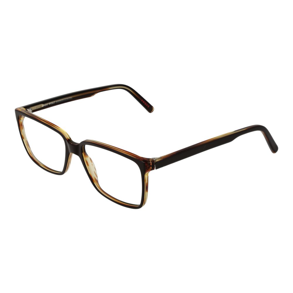 Andy Wolf Brown Unisex Glasses Frame