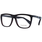 Yohji Yamamoto brown acetate glasses frames with a sleek, modern design for stylish eyewear.
