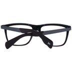 Yohji Yamamoto brown acetate glasses frames with clear lenses, stylish and modern eyewear for a sophisticated look.