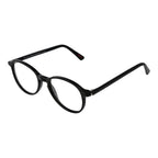 Andy Wolf black acetate glasses frames with sleek, modern design and clear lenses, showcasing stylish eyewear for everyday wear.