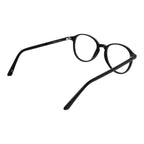 Andy Wolf black acetate glasses frames with a sleek, modern design, showcasing smooth finish and stylish eyewear style.