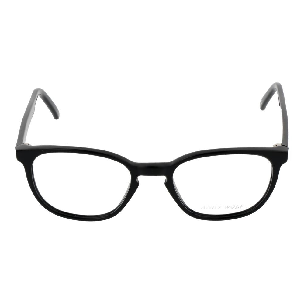 Andy Wolf Black Unisex Glasses Frame