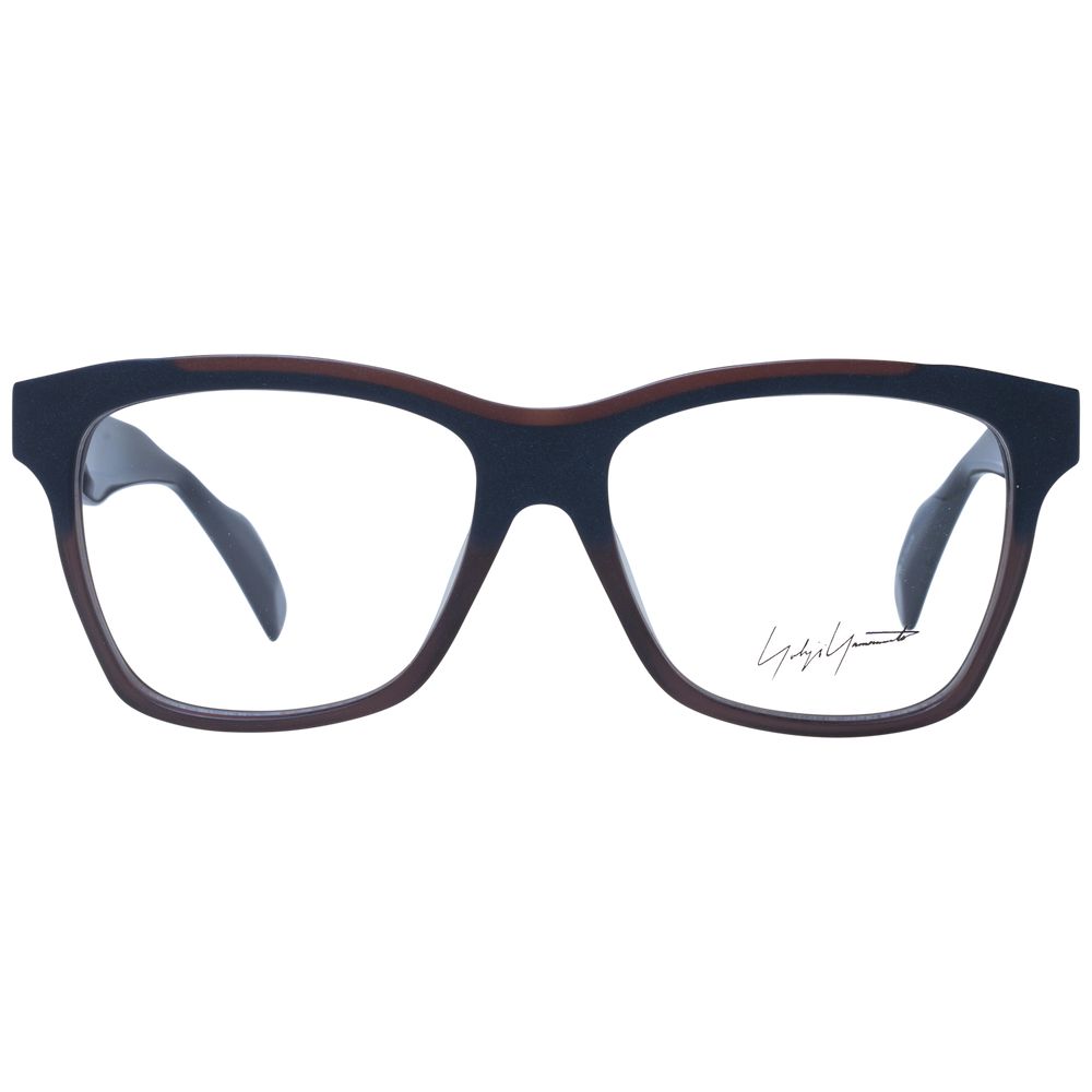 Yohji Yamamoto blue acetate glasses frames with clear lenses, stylish and lightweight eyewear for modern fashion.