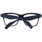 Yohji Yamamoto blue acetate glasses frames with a sleek, modern design and bold, stylish appearance.