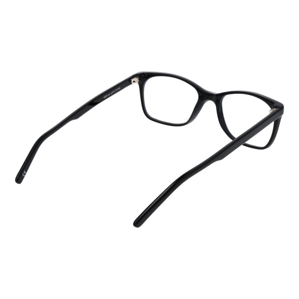 Andy Wolf black acetate glasses frames with clear lenses, stylish and modern eyewear for everyday wear.