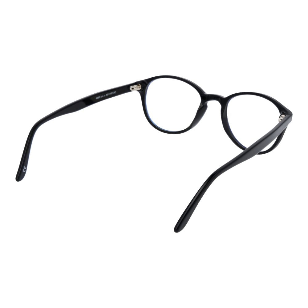 Andy Wolf Black Unisex Glasses Frame