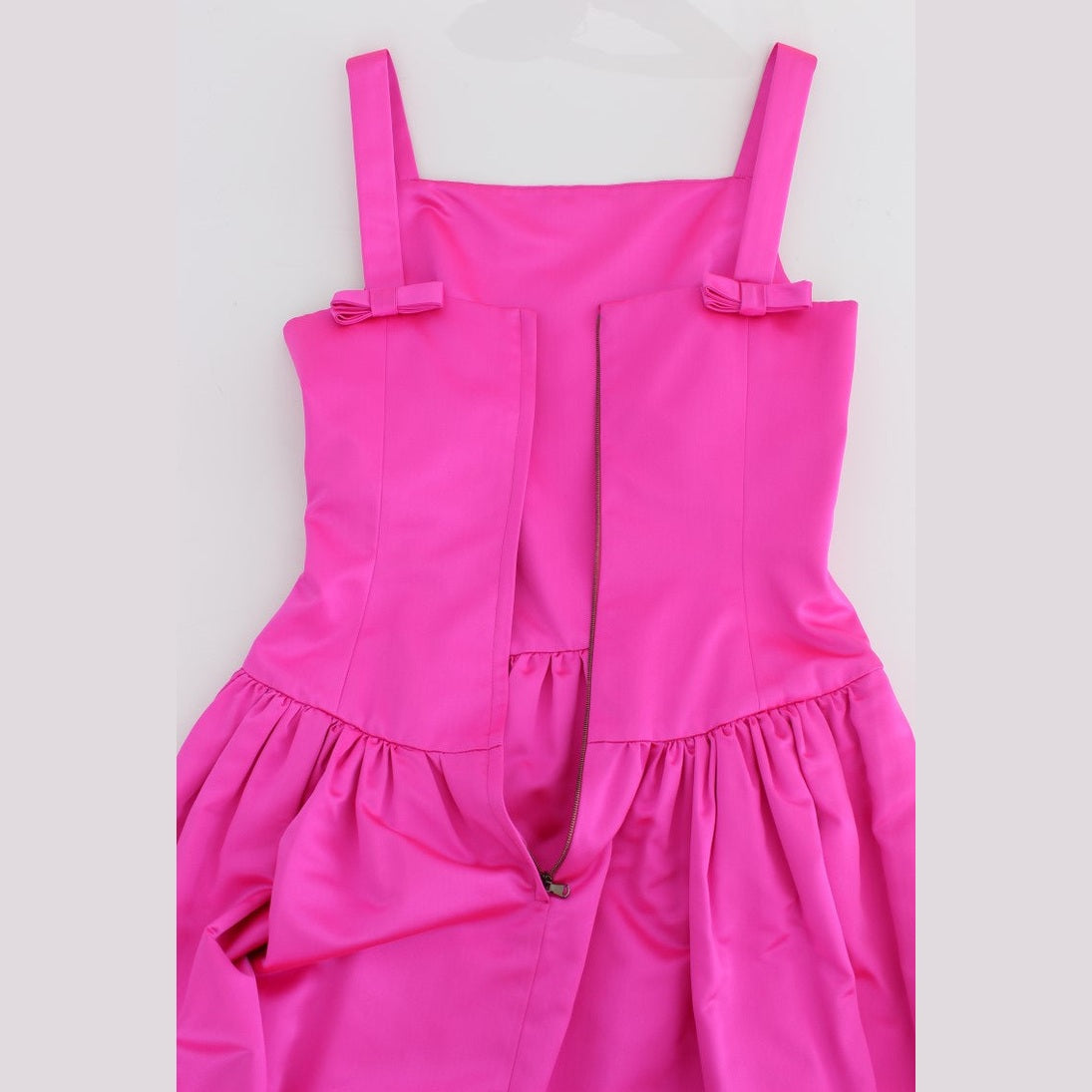 Dolce & Gabbana Pink Silk Long Sheath Ball Gown Dress