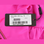 Dolce & Gabbana Pink Silk Long Sheath Ball Gown Dress