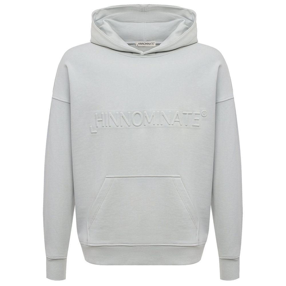 Hinnominate Gray Cotton Sweater Hinnominate