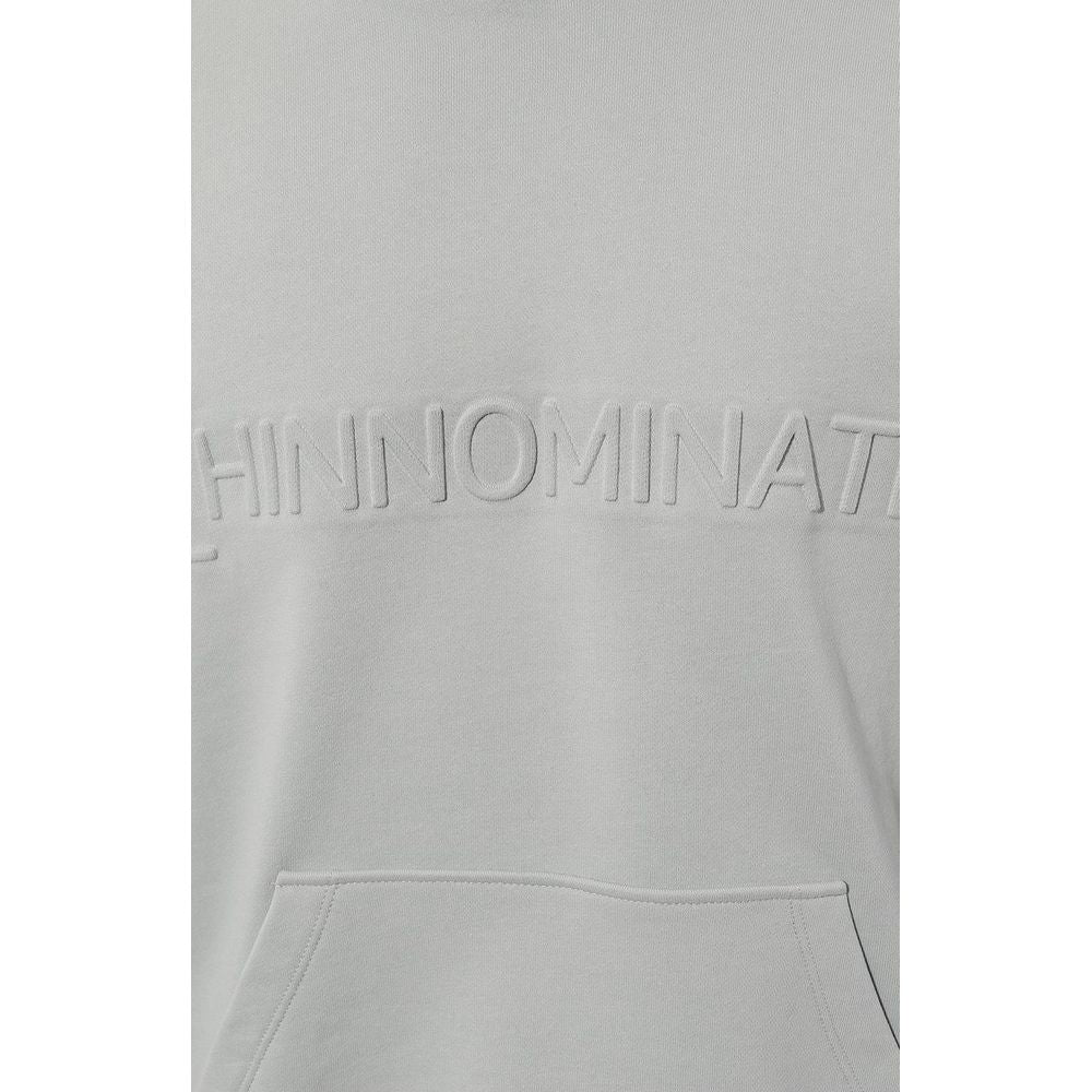 Hinnominate Gray Cotton Sweater Hinnominate