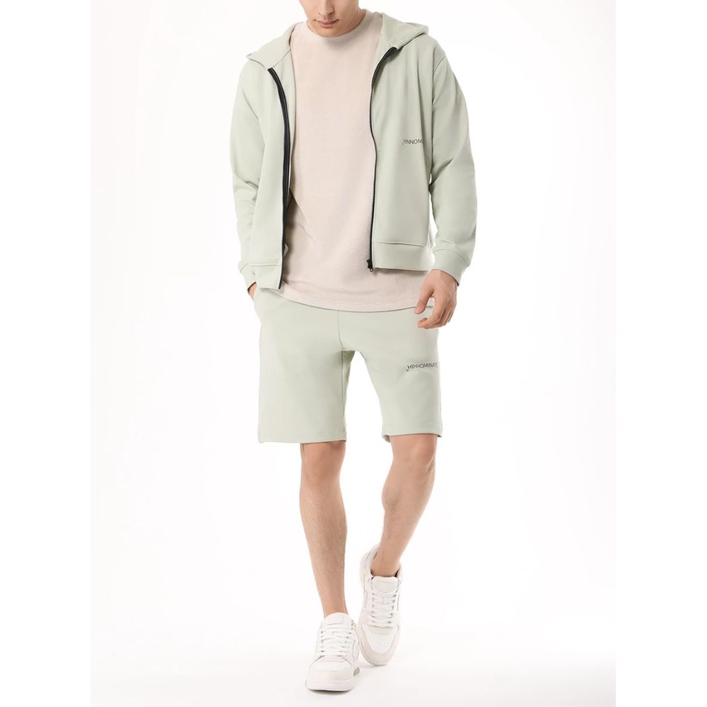 Hinnominate Green Cotton Sweater Hinnominate