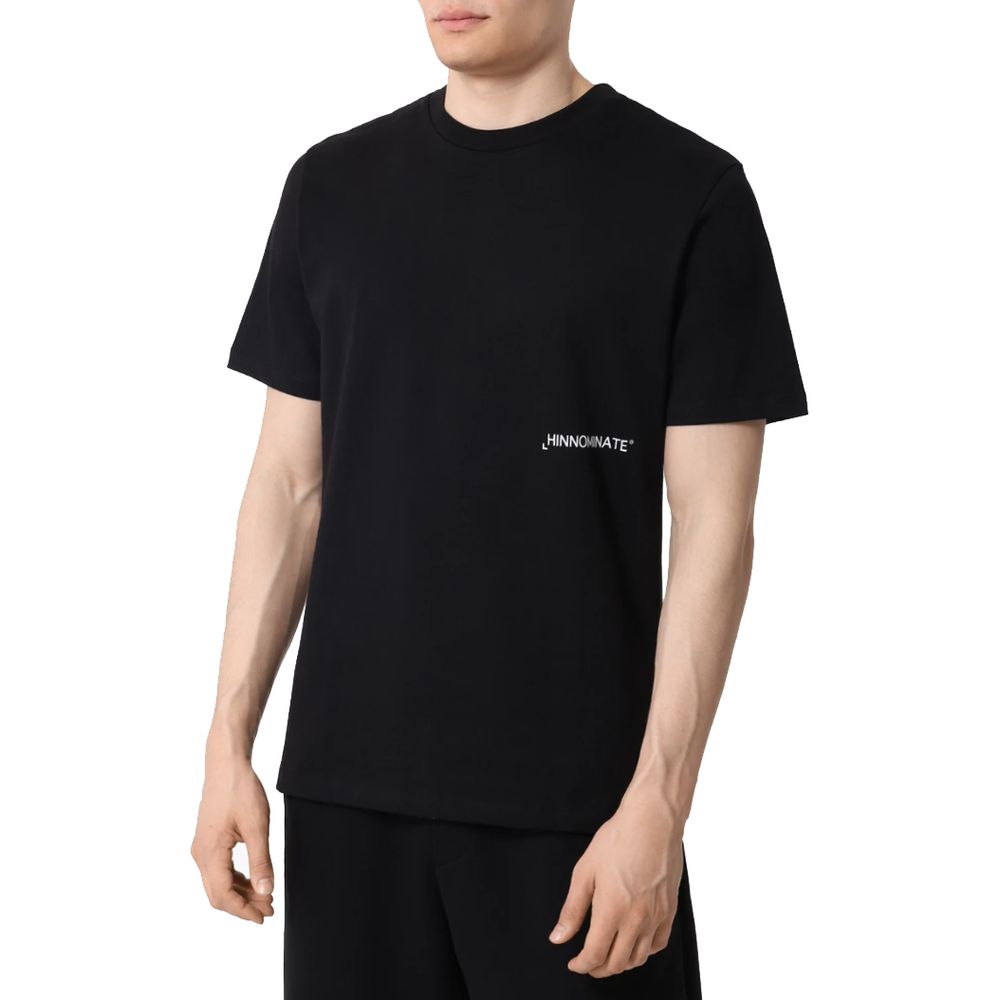 Hinnominate Black Cotton T-Shirt Hinnominate