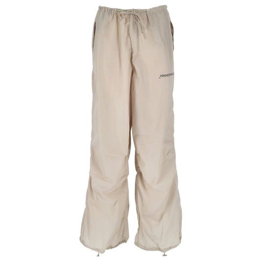 Hinnominate Beige Nylon Jeans & Pant Hinnominate