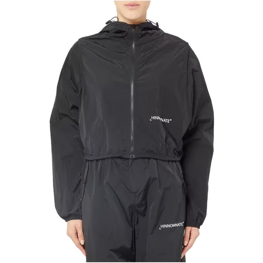 Hinnominate Black Nylon Jackets & Coat Hinnominate
