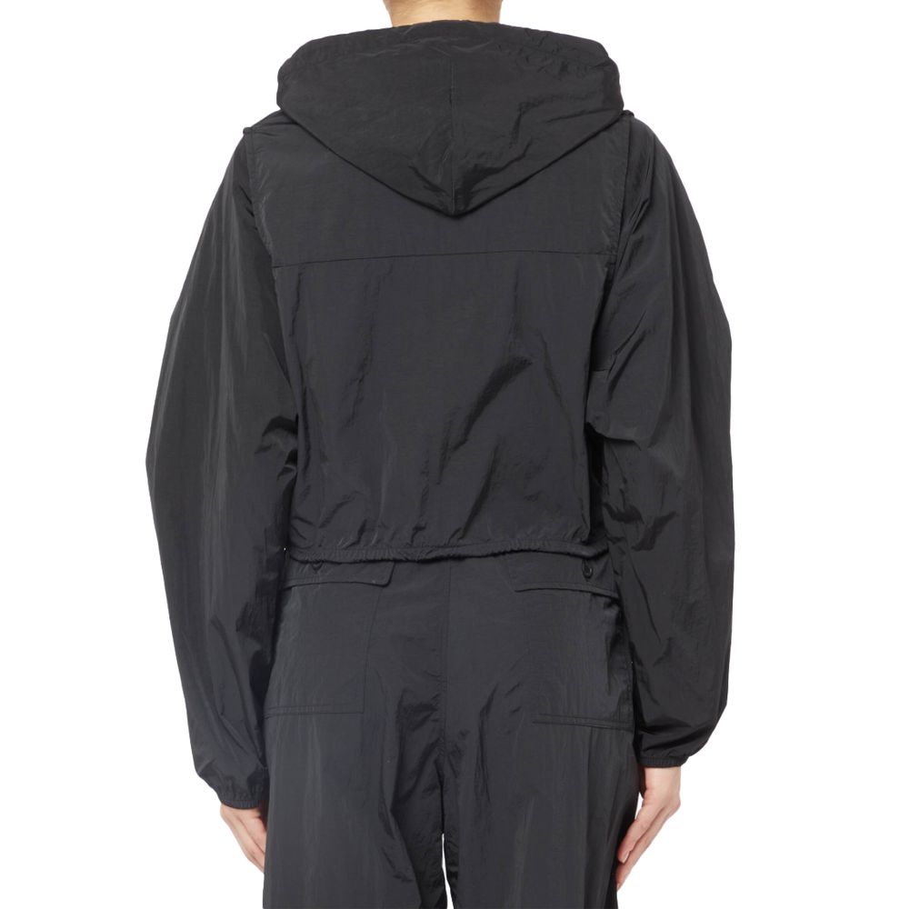 Hinnominate Black Nylon Jackets & Coat Hinnominate
