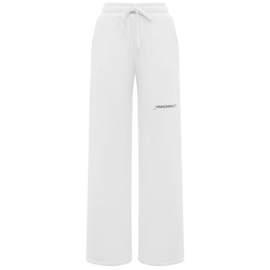 Hinnominate White Cotton Jeans & Pant Hinnominate