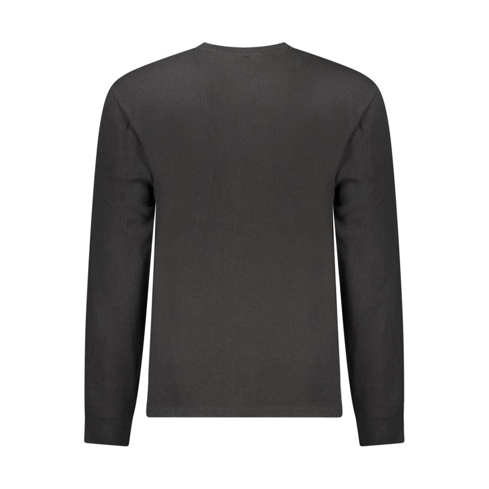 Calvin Klein Black Cotton Men Sweater Calvin Klein